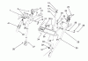 Toro 38570 (828) - 828 Power Shift Snowthrower, 1991 (1000001-1999999) Ersatzteile HANDLE ASSEMBLY