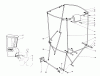 Toro 38570 (828) - 828 Power Shift Snowthrower, 1991 (1000001-1999999) Ersatzteile SNOW CAB ASSEMBLY NO. 68-9500 (OPTIONAL)