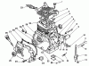 Toro 58435 - 3.5 hp Edger, 1985 (5000001-5999999) Ersatzteile CRANKCASE ASSEMBLY