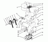 Toro 38570 (828) - 828 Power Shift Snowthrower, 1995 (5900001-5999999) Ersatzteile ENGINE ASSEMBLY