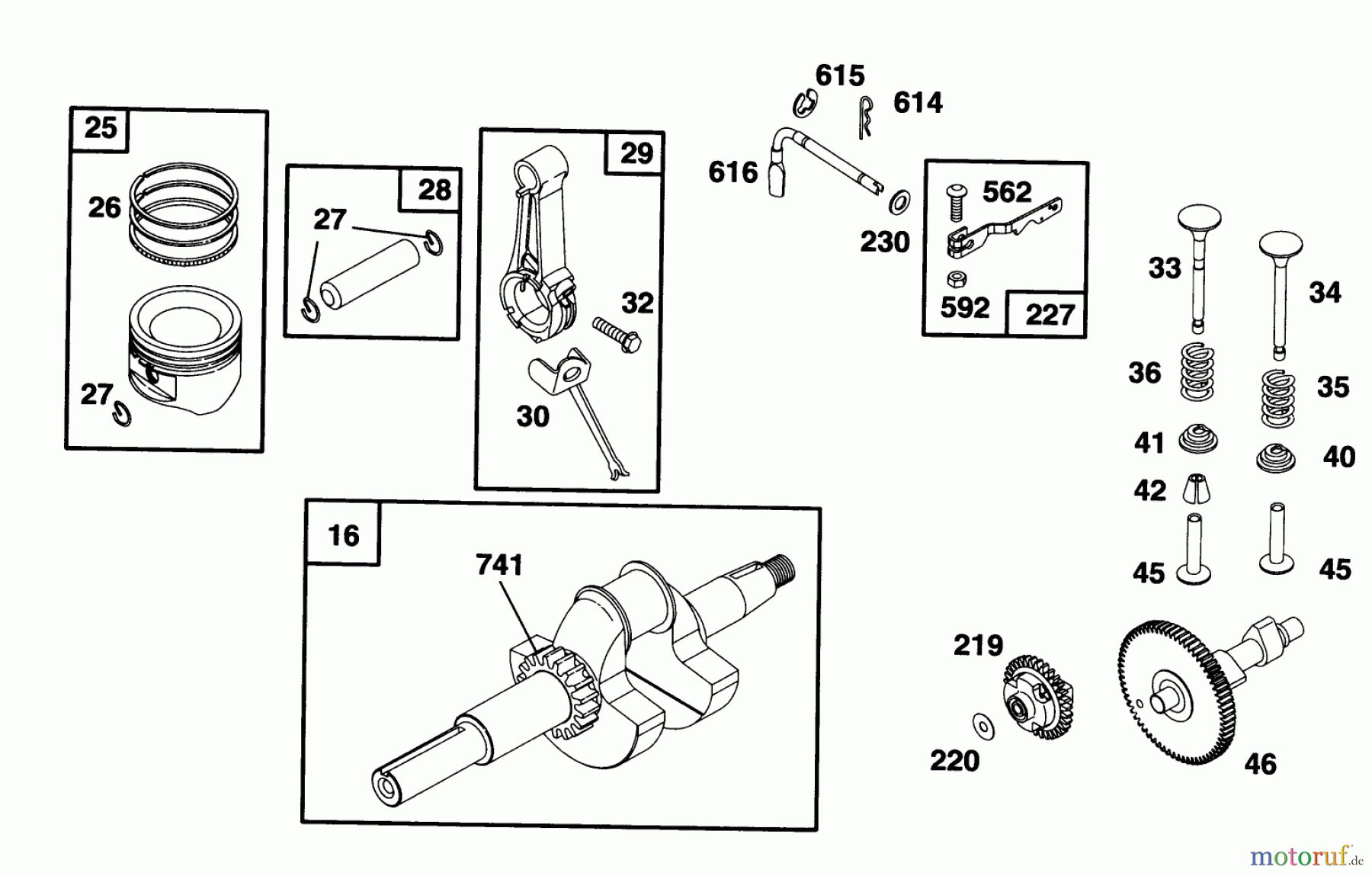  Toro Neu Snow Blowers/Snow Throwers Seite 1 38570 (828) - Toro 828 Power Shift Snowthrower, 1995 (5900001-5999999) ENGINE BRIGGS & STRATTON MODEL 190406-6142-01 #2