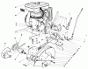 Toro 58435 - 3.5 hp Edger, 1985 (5000001-5999999) Ersatzteile ENGINE & BLADE ASSEMBLY