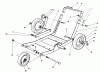 Toro 58435 - 3.5 hp Edger, 1985 (5000001-5999999) Ersatzteile FRAME ASSEMBLY