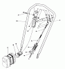 Toro 58435 - 3.5 hp Edger, 1985 (5000001-5999999) Ersatzteile HANDLE ASSEMBLY