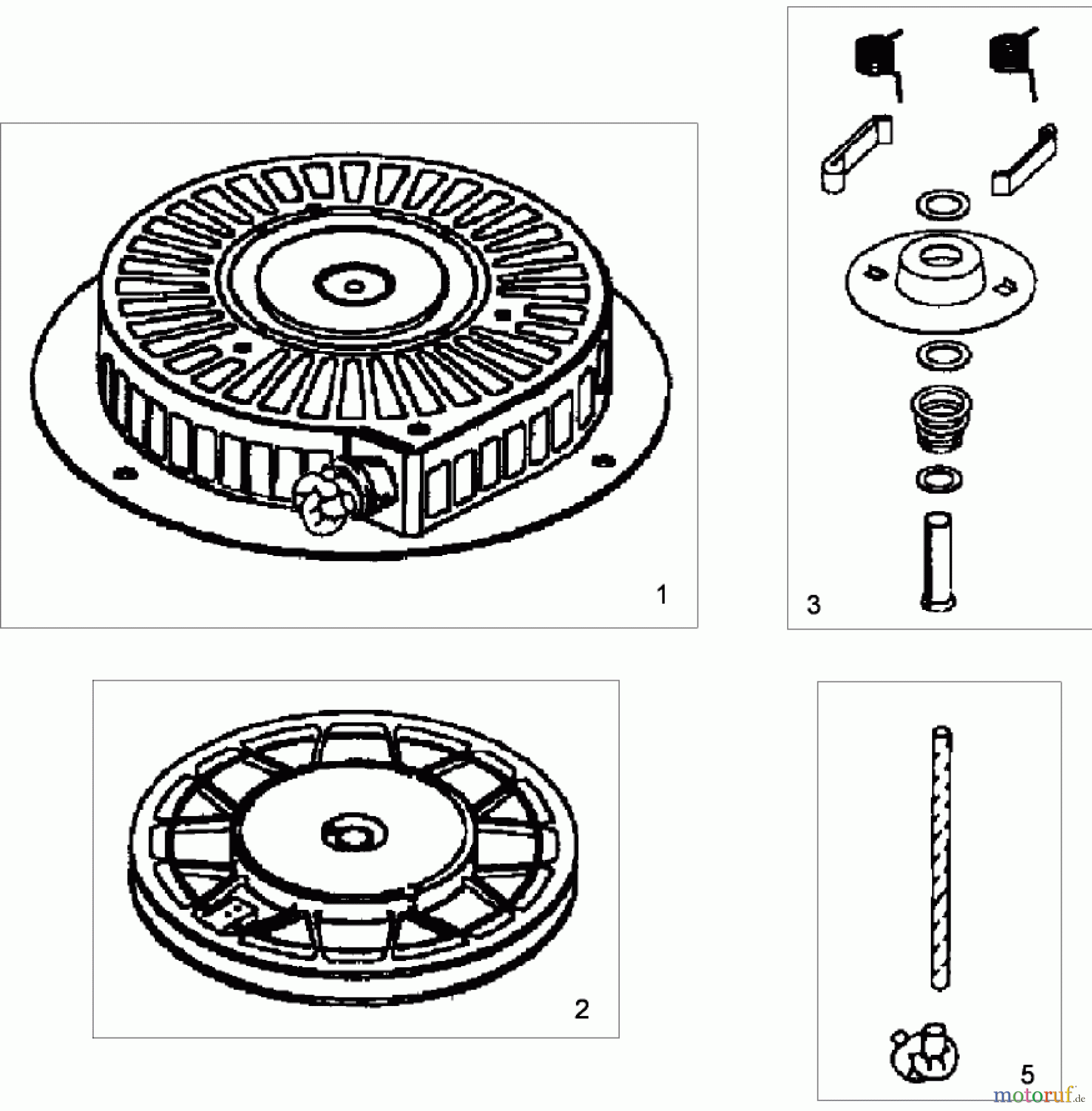Toro Neu Snow Blowers/Snow Throwers Seite 1 38577 (6053) - Toro CCR 6053 Quick Clear Snowthrower, 2008 (280000001-280999999) REWIND STARTER NO. 590789 TECUMSEH OH195SA-72568G