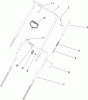 Toro 38582 - Power Clear Snowthrower, 2009 (290000001-290999999) Ersatzteile HANDLE ASSEMBLY