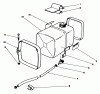 Toro 59260 - Replacement Engine, 2-Cycle, 1985 (500001-599999) Ersatzteile 5 QT. FUEL TANK ASSEMBLY NO. 52-3710 (OPTIONAL)