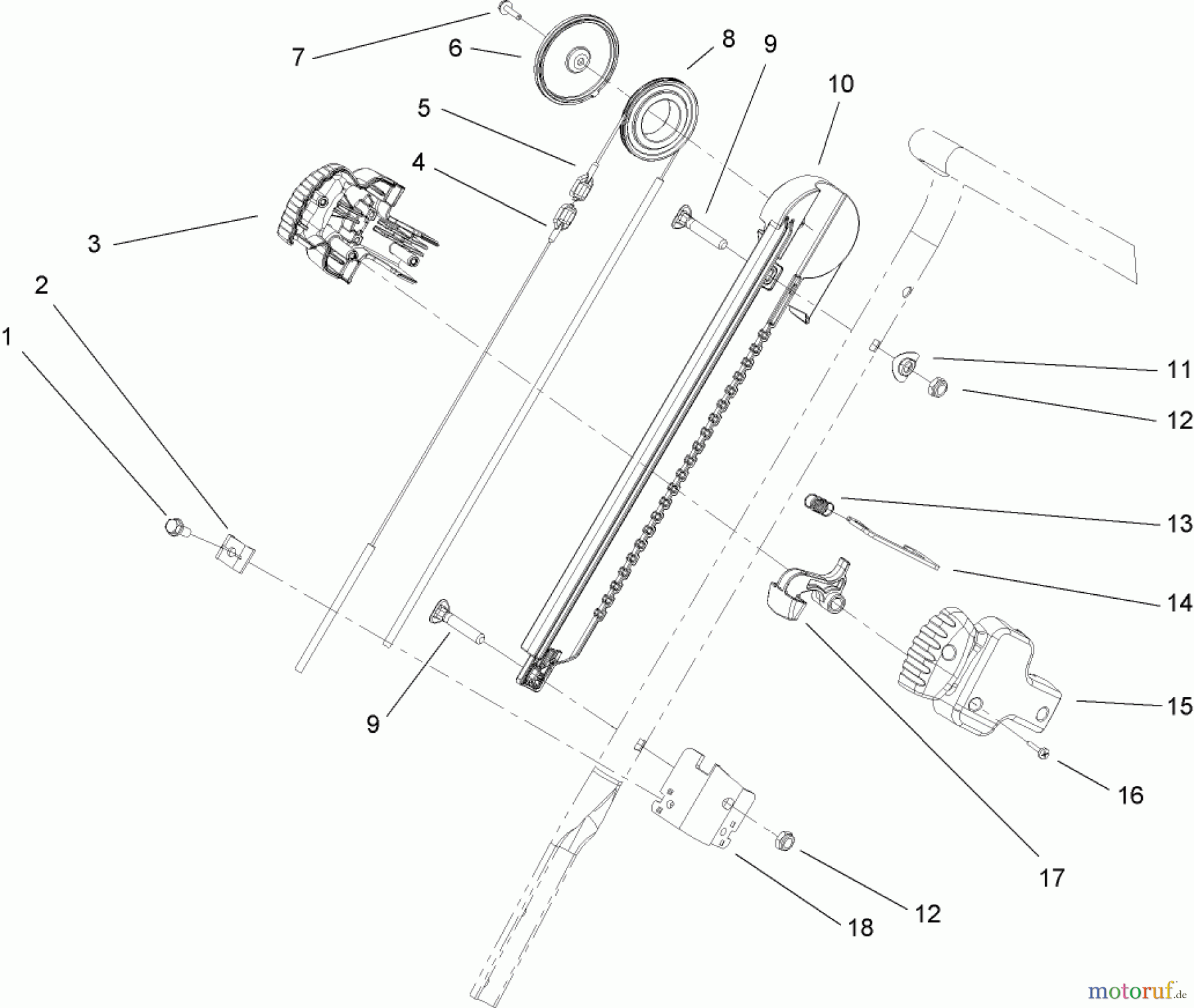  Toro Neu Snow Blowers/Snow Throwers Seite 1 38584 - Toro Power Clear Snowthrower, 2009 (290000001-290999999) QUICK TURN ASSEMBLY