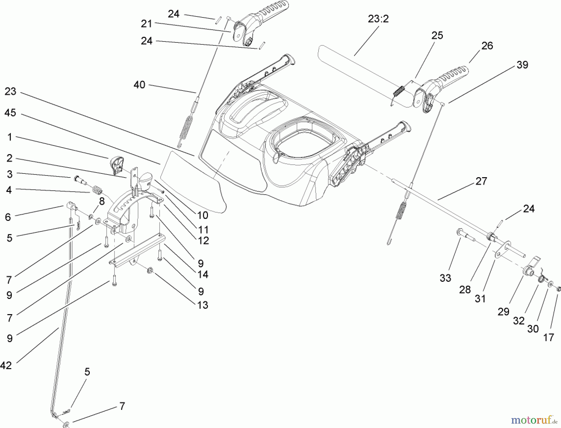 Toro Neu Snow Blowers/Snow Throwers Seite 1 38595 (6000) - Toro Power Max 6000 Snowthrower, 2006 (260000001-260999999) CONTROL PANEL ASSEMBLY