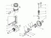 Toro 62005 (T500) - Generator, T500, 1984 (4000001-4999999) Ersatzteile CRANKSHAFT & CAMSHAFT ASSEMBLY