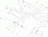 Toro 38600 - Snow Commander Snowthrower, 2007 (270000001-270999999) Ersatzteile UPPER HANDLE ASSEMBLY