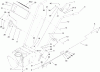 Toro 38606 (622R) - 622R Power Throw Snowthrower, 2009 (290000001-290999999) Ersatzteile HANDLE AND CONTROL ASSEMBLY