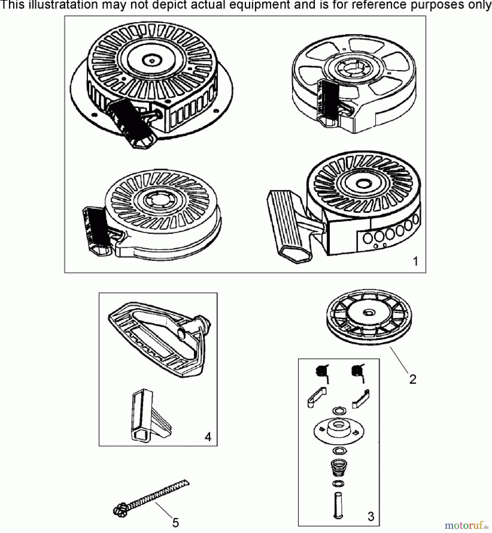 Toro Neu Snow Blowers/Snow Throwers Seite 2 38606 (622R) - Toro 622R Power Throw Snowthrower, 2009 (290000001-290999999) RECOIL STARTER NO. 590733 (OPTIONAL) TECUMSEH OH195SA-72566G