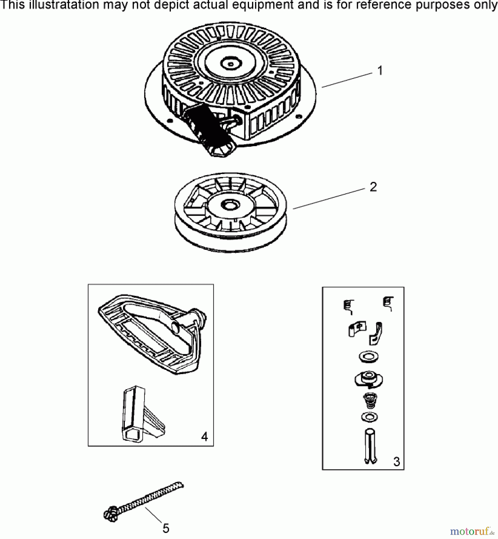 Toro Neu Snow Blowers/Snow Throwers Seite 2 38606 (622R) - Toro 622R Power Throw Snowthrower, 2009 (290000001-290999999) REWIND STARTER NO. 590749 TECUMSEH OH195SA-72566G