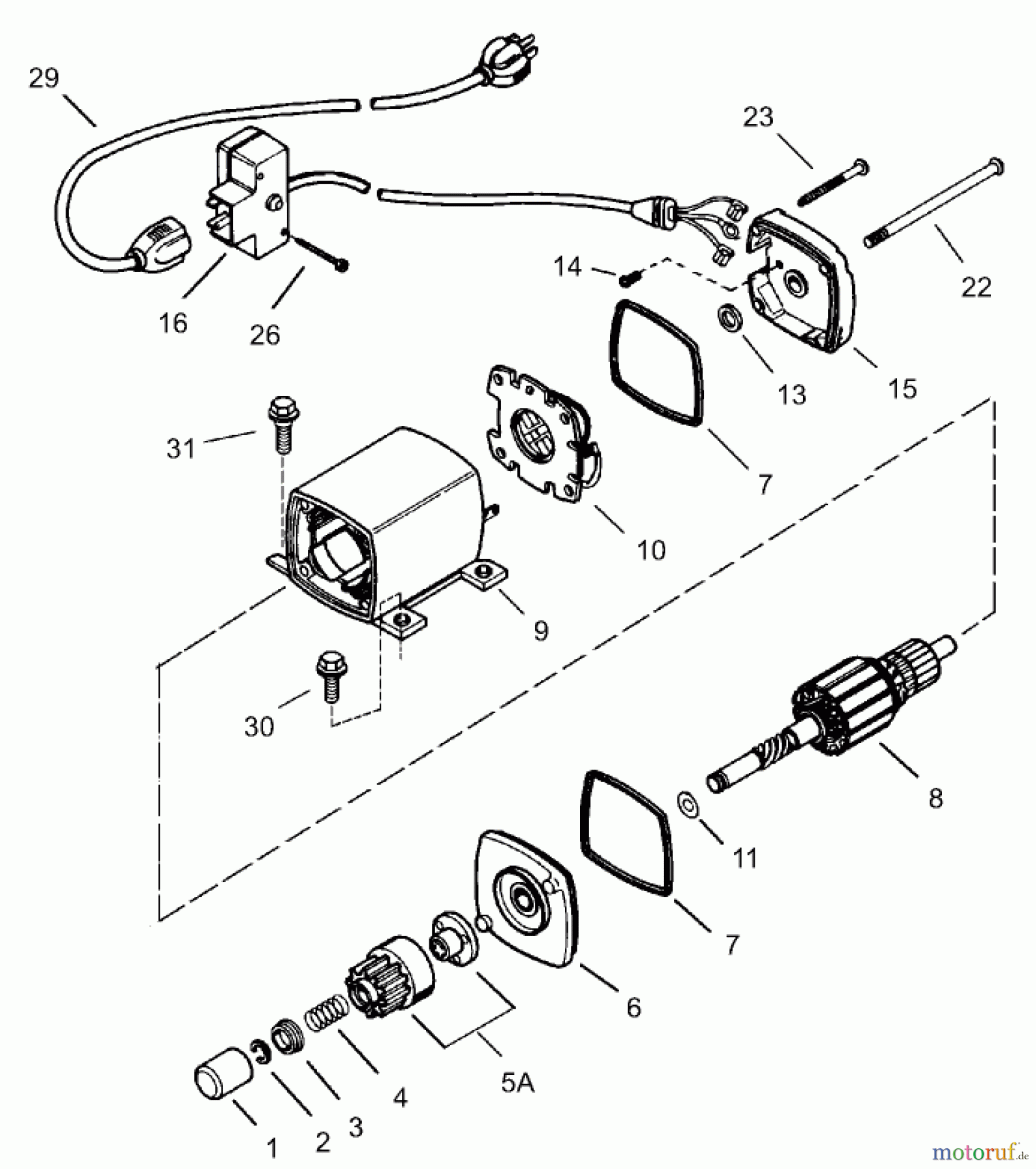  Toro Neu Snow Blowers/Snow Throwers Seite 2 38620 (826 LE) - Toro Power Max 826 LE Snowthrower, 2004 (240000001-240999999) 110 VOLT ELECTRIC STARTER ASSEMBLY NO. 33329E TECUMSEH HMSK-80 155723