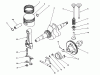Toro 62012 (T1200) - Generator, T1200, 1985 (5000001-5999999) Ersatzteile CRANKSHAFT & CAMSHAFT ASSEMBLY