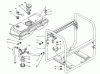 Toro 62012 (T1200) - Generator, T1200, 1985 (5000001-5999999) Ersatzteile FUEL TANK & FRAME ASSEMBLY