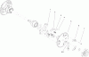Toro 38630 (828 LXE) - Power Max 828 LXE Snowthrower, 2006 (260000001-260999999) Ersatzteile WHEEL CLUTCH SPROCKET ASSEMBLY