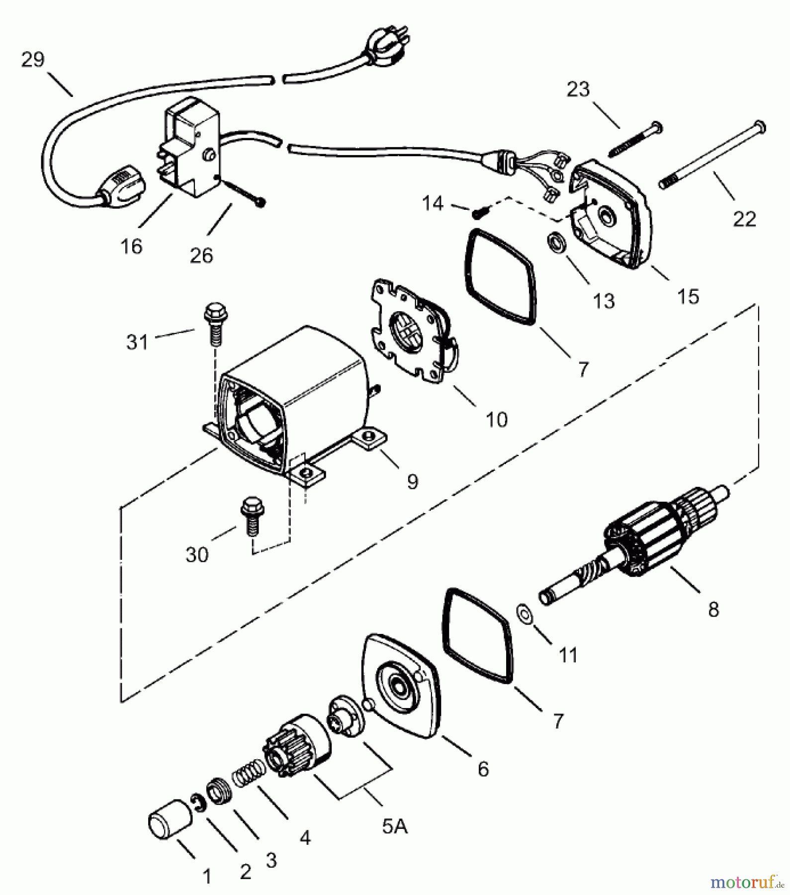  Toro Neu Snow Blowers/Snow Throwers Seite 2 38642 (1028 LE) - Toro Power Max 1028 LE Snowthrower, 2004 (240000001-240999999) ELECTRIC STARTER (110 VOLT) PART NO. 33329E