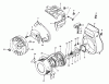 Toro 62018 (T1800) - Generator, T1800, 1988 (8000001-8999999) Ersatzteile REWIND STARTER & MAGNETO ASSEMBLY