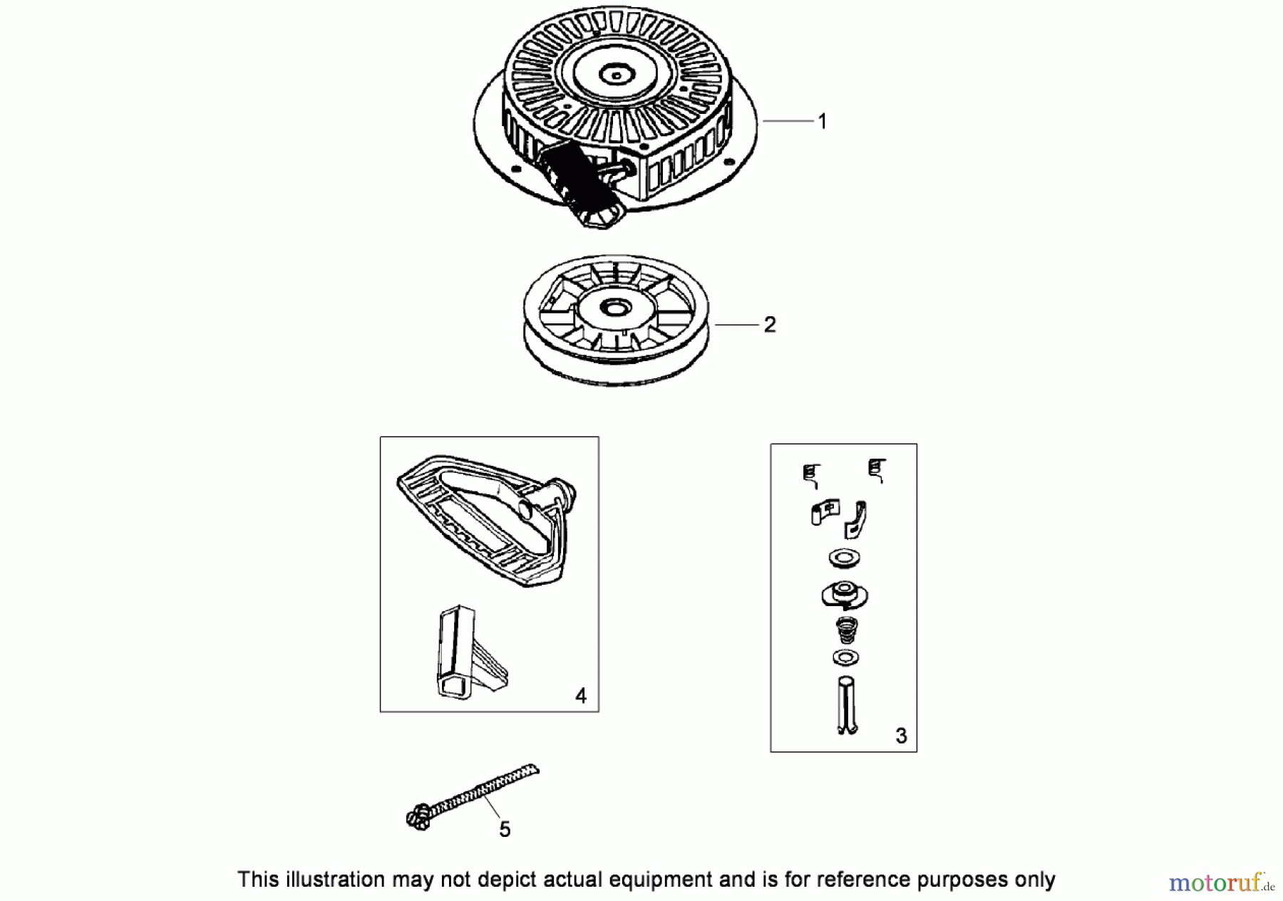Toro Neu Snow Blowers/Snow Throwers Seite 2 38650 (1128 OXE) - Toro Power Max 1128 OXE Snowthrower, 2007 (270000001-270999999) REWIND STARTER NO. 590749 TECUMSEH OH318SA-221812B