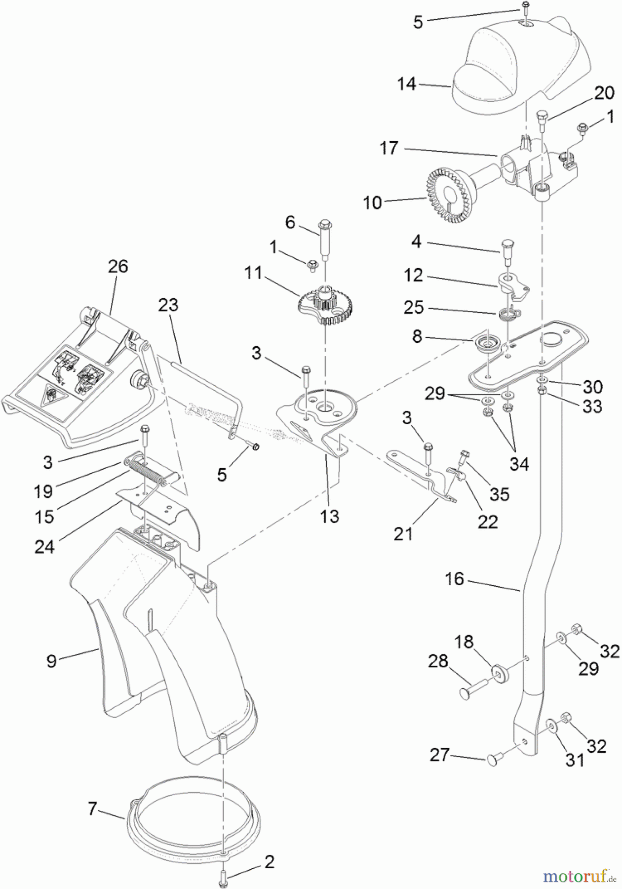 Toro Neu Snow Blowers/Snow Throwers Seite 2 38662 (928 OXE) - Toro Power Max 928 OXE Snowthrower, 2012 (SN 312000001-312999999) CHUTE ASSEMBLY