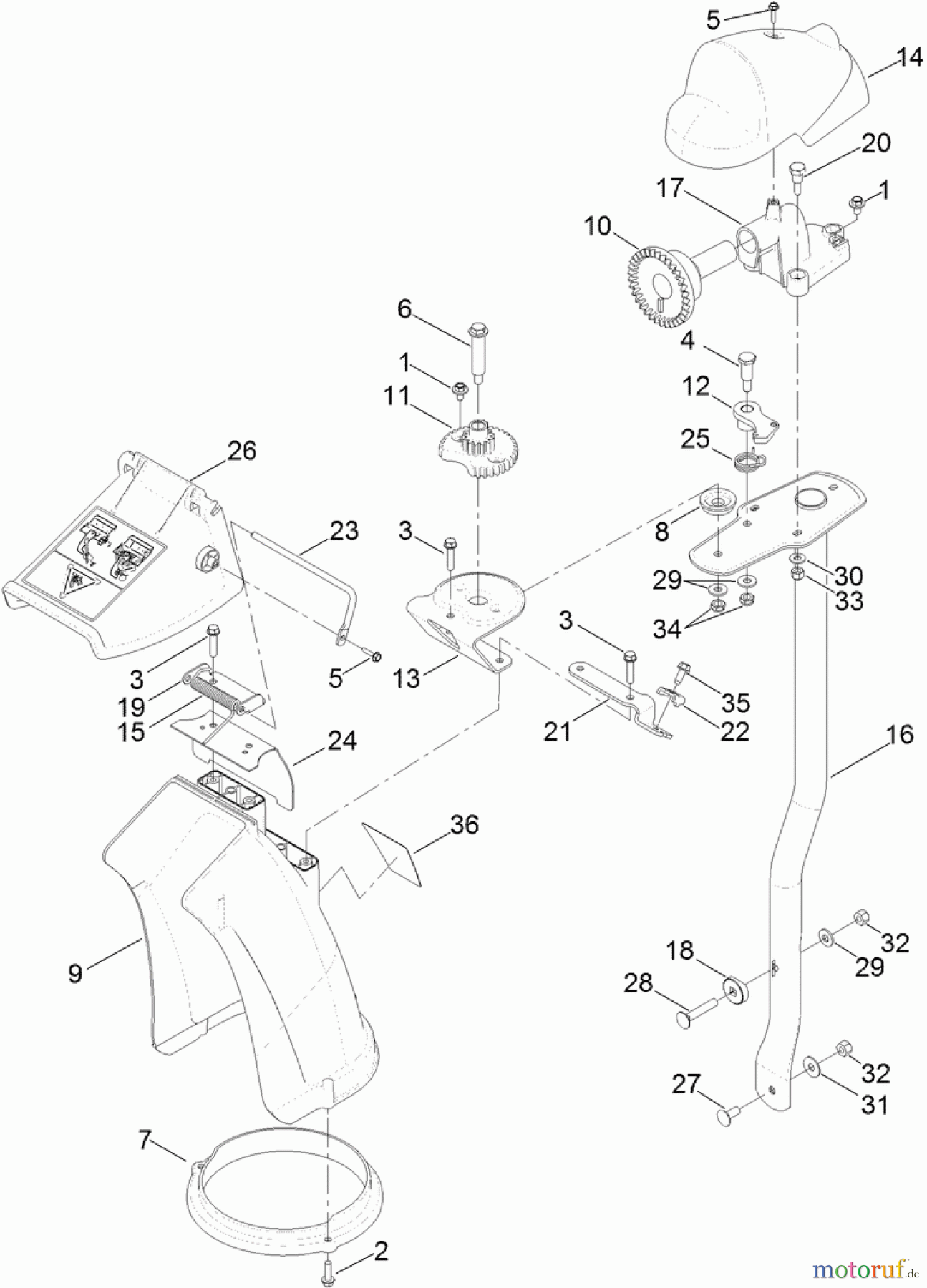  Toro Neu Snow Blowers/Snow Throwers Seite 2 38664 (926 OXE) - Toro Power Max Heavy Duty 926 OXE Snowthrower, 2013 (SN 313000001-312999999) CHUTE ASSEMBLY