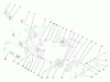 Toro 79263 - 42" Snowthrower, 260 Series Lawn and Garden Tractors, 2000 (200000001-200999999) Ersatzteile PULLEY AND HITCH ASSEMBLY