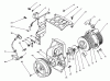 Toro 62032 (T3000D) - Generator, T3000D, 1984 (4000001-4999999) Ersatzteile RECOIL STARTER ASSEMBLY