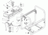 Toro 62032 (T3000D) - Generator, T3000D, 1988 (8000001-8999999) Ersatzteile FUEL TANK & FRAME ASSEMBLY