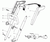 Toro 51750 - Power Hoe, 1982 (2000001-2999999) Ersatzteile HANDLE ASSEMBLY
