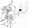 Toro 51750 - Power Hoe, 1982 (2000001-2999999) Ersatzteile MOTOR AND GEAR HOUSING ASSEMBLY