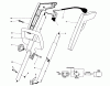 Toro 51750 - Power Hoe, 1985 (5000001-5999999) Ersatzteile HANDLE ASSEMBLY