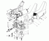 Toro 51750 - Power Hoe, 1985 (5000001-5999999) Ersatzteile MOTOR AND GEAR HOUSING ASSEMBLY