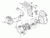 Toro 62032 (T3000D) - Generator, T3000D, 1988 (8000001-8999999) Ersatzteile RECOIL STARTER ASSEMBLY