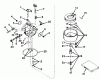 Toro 58000 - 26" Tiller, 1970 (0000001-0999999) Ersatzteile CARBURETOR MODEL NO. 631144