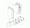 Toro 62040 (T4000D) - Generator, T4000D, 1984 (4000001-4999999) Ersatzteile AIR CLEANER ASSEMBLY