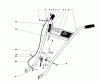 Toro 58007 - 20" Tiller, 1978 (8000001-8999999) Ersatzteile HANDLE ASSEMBLY