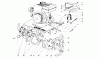 Toro 58007 - 20" Tiller, 1981 (1000001-1999999) Ersatzteile TINE AND ENGINE ASSEMBLY