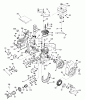 Toro 58010 - 26" Tiller, 1972 (2000001-2999999) Ersatzteile ENGINE TECUMSEH MODEL NO. H30-35168H