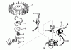 Toro 58010 - 26" Tiller, 1972 (2000001-2999999) Ersatzteile MAGNETO MODEL NO. 610690A