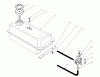 Toro 62040 (T4000D) - Generator, T4000D, 1984 (4000001-4999999) Ersatzteile FUEL TANK ASSEMBLY