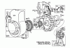 Toro 58013 - 26" Tiller, 1973 (3000001-3999999) Ersatzteile REWIND STARTER ASSEMBLY