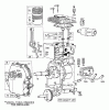 Toro 58013 - 26" Tiller, 1975 (5000001-5999999) Ersatzteile ENGINE BRIGGS & STRATTON MODEL NO. 80292-0582-01