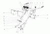 Toro 58013 - 26" Tiller, 1975 (5000001-5999999) Ersatzteile HANDLE ASSEMBLY