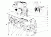 Toro 58013 - 26" Tiller, 1975 (5000001-5999999) Ersatzteile TINE AND ENGINE ASSEMBLY