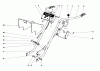 Toro 58015 - 26" Tiller, 1975 (5000001-5999999) Ersatzteile HANDLE ASSEMBLY