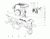 Toro 58015 - 26" Tiller, 1975 (5000001-5999999) Ersatzteile TINE AND ENGINE ASSEMBLY