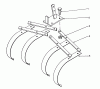 Toro 58050 - 22" Tiller, 1983 (3000001-3999999) Ersatzteile SPRING TOOTH CULTIVATOR MODEL 59745 (OPTIONAL)