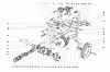 Toro 58114 - 26" Tiller, 1973 (3000001-3999999) Ersatzteile CHASSIS ASSEMBLY